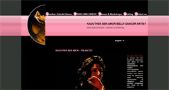 Desktop Screenshot of kaoutherdanse.com